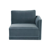 Willow Performance Velvet Modular RAF Corner Chair