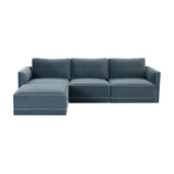 Willow 4-Piece Performance Velvet Modular Sectional