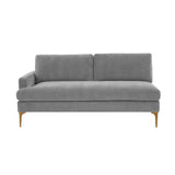 Serena 68" Performance Velvet Modular Loveseat