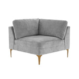 Serena Performance Velvet Modular Corner Seat