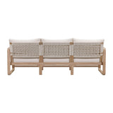 Palata 84" Cream Performance Fabric Outdoor Sofa