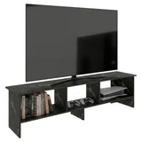 Belga 65" TV Stand with 4 Open Shelves, Modern Media Console for Living Room Entertainment Storage
