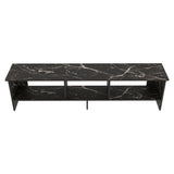 Belga 65" TV Stand with 4 Open Shelves, Modern Media Console for Living Room Entertainment Storage