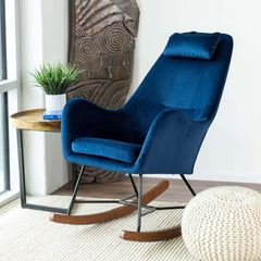 Chelsea Velvet Rocking Chair