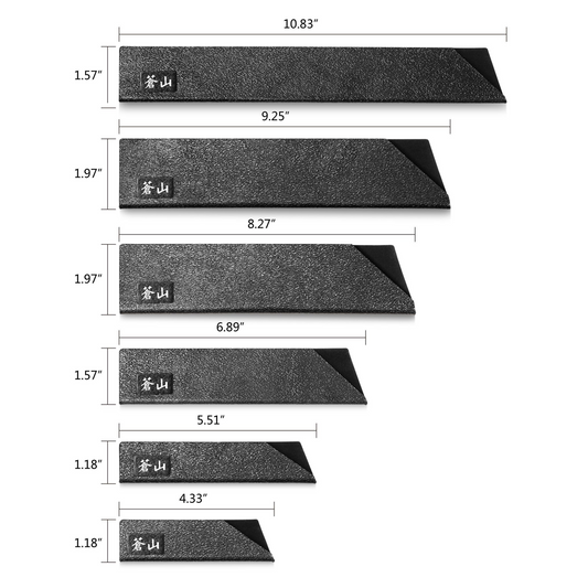 6-Piece Knife Edge Guard Set, Black, 61741