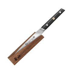 TC Series 5-Inch Utility Knife with Ash Wood Sheath, Forged Swedish 14C28N Steel, 1021042