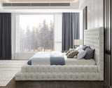 Revel Luxurious Velvet Bed with Deep Button Tufting and Tall Headboard for Ultimate Comfort