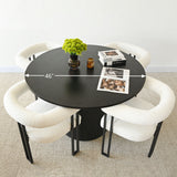 Rola Beige Upholstered Boucle Dining Chair with Arms (Set of 2)