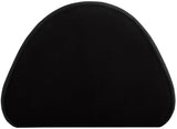 Rudy Contemporary Plush Faux Shearling Fabric Bed with Rounded Headboard for Modern Bedrooms