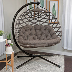 Hanging Pumpkin Patio Chair - Crossweave