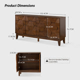 Bulanini Wide Sideboard WALNUT