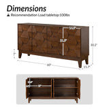 Kamu 60''  Sideboard : Stylish Shoe Storage Cabinet Entryway Solution
