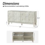 Kamu 60''  Sideboard : Stylish Shoe Storage Cabinet Entryway Solution