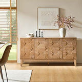 Kamu 60''  Sideboard : Stylish Shoe Storage Cabinet Entryway Solution