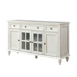 Alvise 3 Drawer Sideboard WHITE