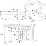 Alvise 3 Drawer Sideboard ACORN