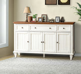 Hainrich 3 Drawer Sideboard WHITE