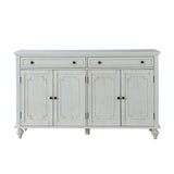 Mildred 2 Drawer Sideboard WHITE