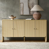 Paula Versatile Buffet Cabinet Sideboard with Adjustable Shelves, Cable Management