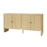 Paula Versatile Buffet Cabinet Sideboard with Adjustable Shelves, Cable Management