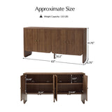 Paula Versatile Buffet Cabinet Sideboard with Adjustable Shelves, Cable Management