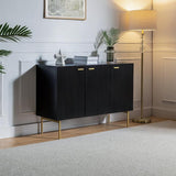 Roman Lacquer 3-Door Sideboard 47"