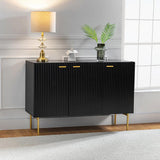 Roman Lacquer 3-Door Sideboard 47"