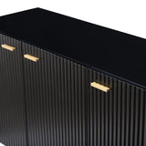 Roman Lacquer 3-Door Sideboard 47"