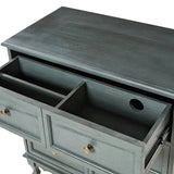 Galatea 30" Tall 3 - Drawer Nightstand Chest With Charging Station(Optional Types)