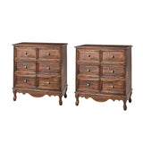 Galatea 30" Tall 3 - Drawer Nightstand Chest With Charging Station(Optional Types)