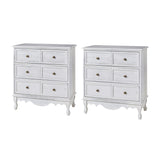 Galatea 30" Tall 3 - Drawer Nightstand Chest With Charging Station(Optional Types)