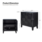 Kamu 30" Tall 2 - Door Accent Cabinet(Optional Types)