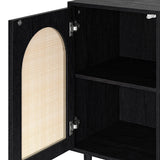 Norbert 32" Tall+2-Door Accent Cabinet