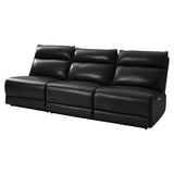 Raphael Genuine Leather Power Reclining Sectional with USB and Type-C
