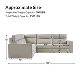 EliteNest Smart Modular Sofa Easy Assembly with Power Recliners