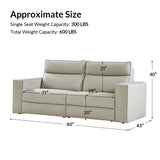 EliteNest Smart Modular Sofa Easy Assembly with Power Recliners