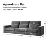 EliteNest Smart Modular Sofa Easy Assembly with Power Recliners