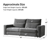 EliteNest Smart Modular Sofa Easy Assembly with Power Recliners