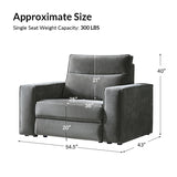 EliteNest Smart Modular Sofa Easy Assembly with Power Recliners