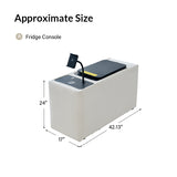 Kenny Fridge Console White