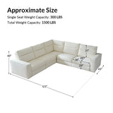 EliteNest Smart Modular Sofa Easy Assembly with Power Recliners