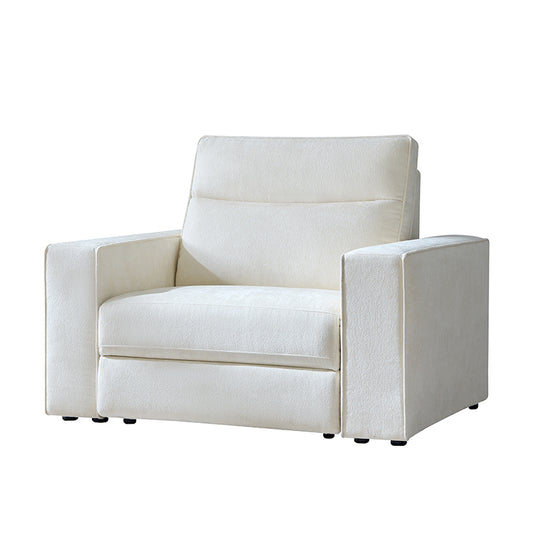 Kenny Single Recliner White