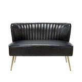 Agnes Vegan Leather Loveseat
