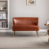 Agnes Vegan Leather Loveseat