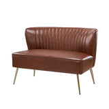 Agnes Vegan Leather Loveseat