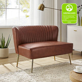Agnes Vegan Leather Loveseat