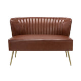 Agnes Vegan Leather Loveseat