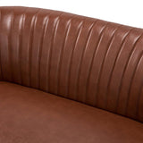 Agnes Vegan Leather Loveseat