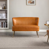 Agnes Vegan Leather Loveseat