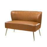 Agnes Vegan Leather Loveseat